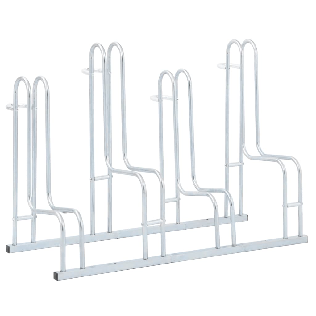 Fietsenstandaard voor 4 fietsen vrijstaand gegalvaniseerd staal is nu te koop bij PeponiXL, paradijselijk wonen!