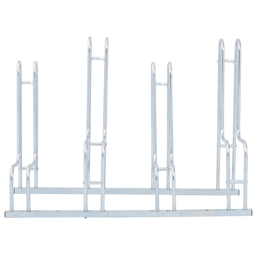 Fietsenstandaard voor 4 fietsen vrijstaand gegalvaniseerd staal is nu te koop bij PeponiXL, paradijselijk wonen!