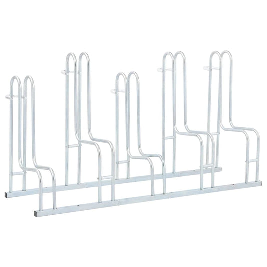Fietsenstandaard voor 5 fietsen vrijstaand gegalvaniseerd staal is nu te koop bij PeponiXL, paradijselijk wonen!