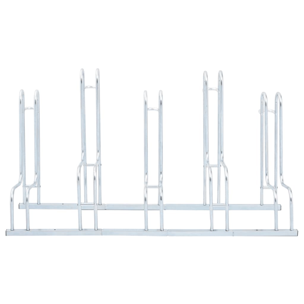 Fietsenstandaard voor 5 fietsen vrijstaand gegalvaniseerd staal is nu te koop bij PeponiXL, paradijselijk wonen!