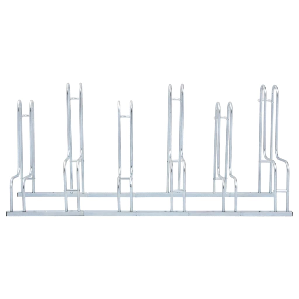 Fietsenstandaard voor 6 fietsen vrijstaand gegalvaniseerd staal is nu te koop bij PeponiXL, paradijselijk wonen!