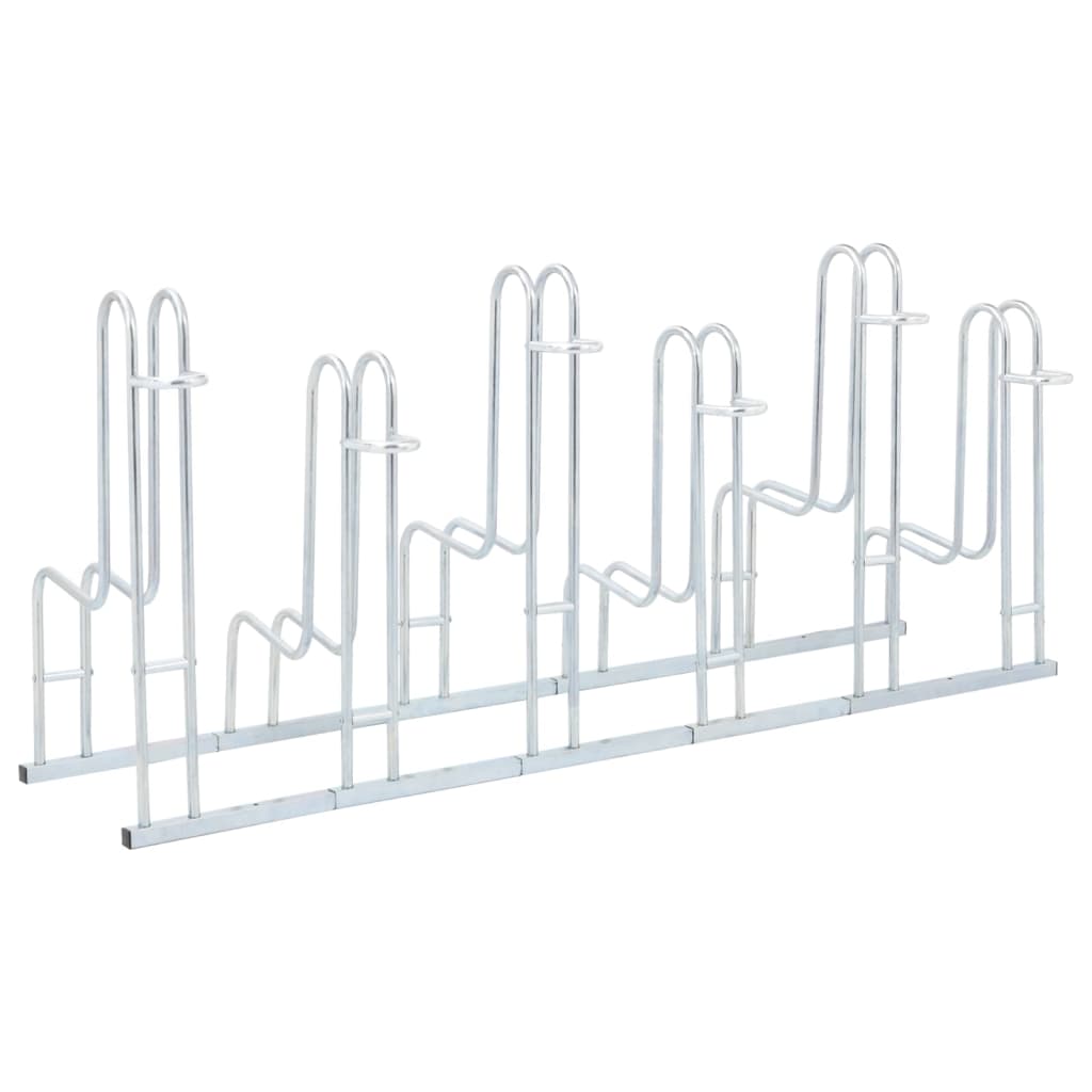 Fietsenstandaard voor 6 fietsen vrijstaand gegalvaniseerd staal is nu te koop bij PeponiXL, paradijselijk wonen!