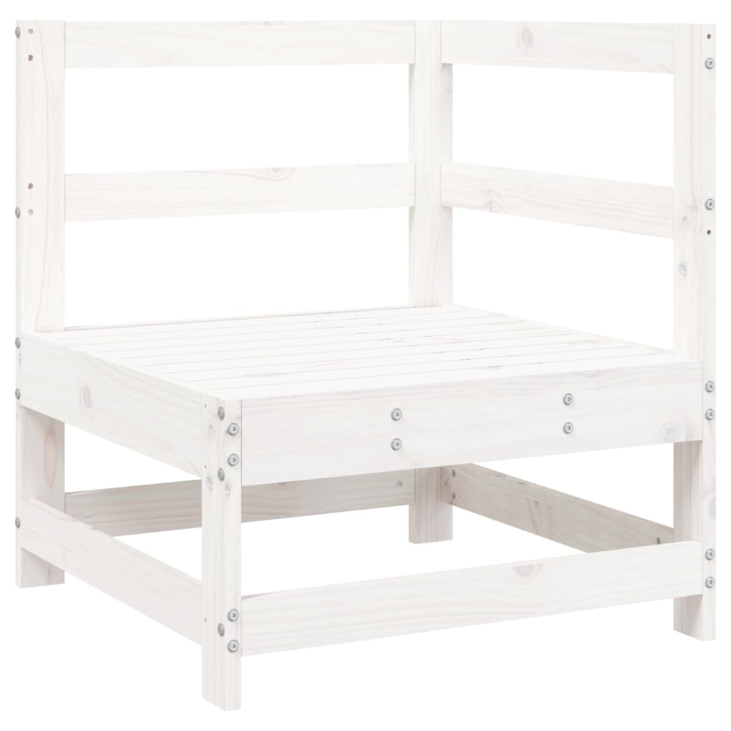 8-delige Loungeset massief grenenhout wit is nu te koop bij PeponiXL, paradijselijk wonen!