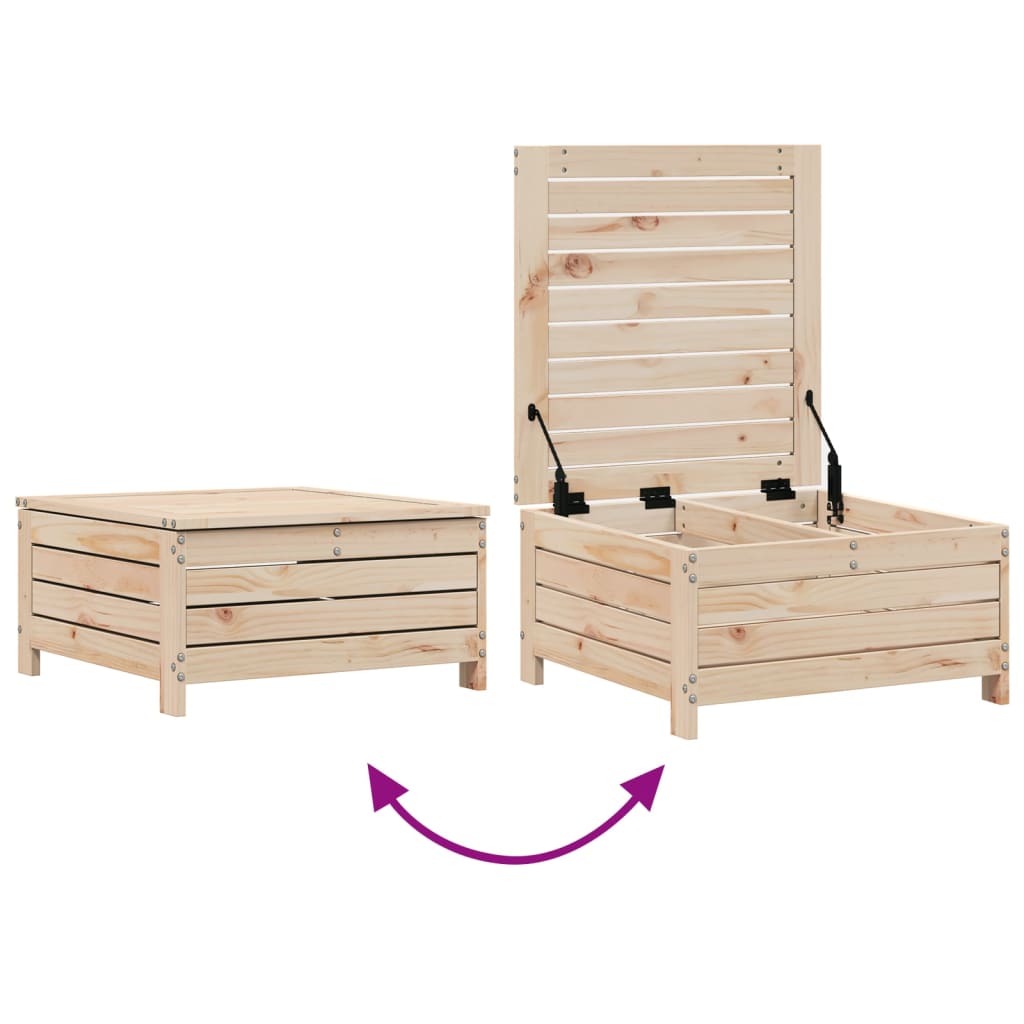 8-delige Loungeset massief grenenhout