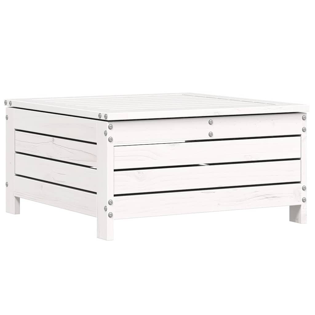 8-delige Loungeset massief grenenhout wit is nu te koop bij PeponiXL, paradijselijk wonen!