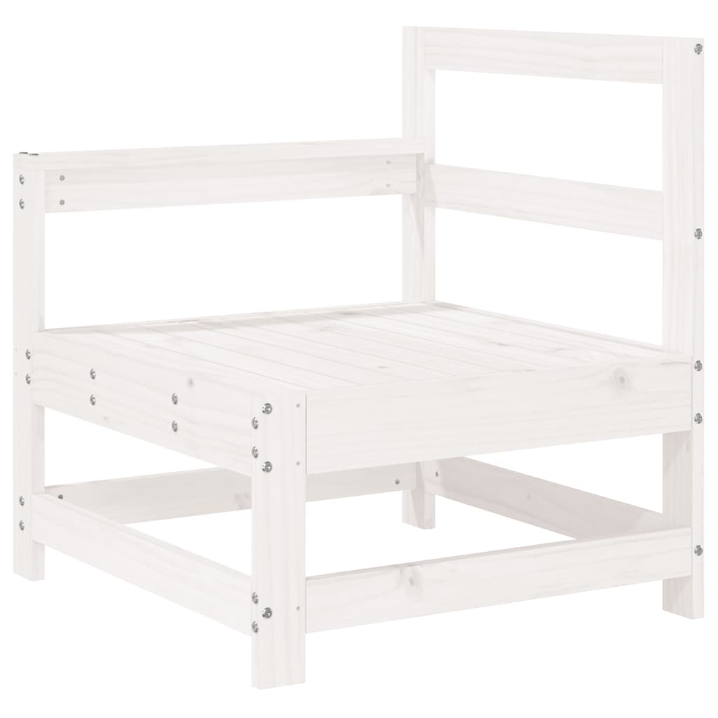 8-delige Loungeset massief grenenhout wit is nu te koop bij PeponiXL, paradijselijk wonen!