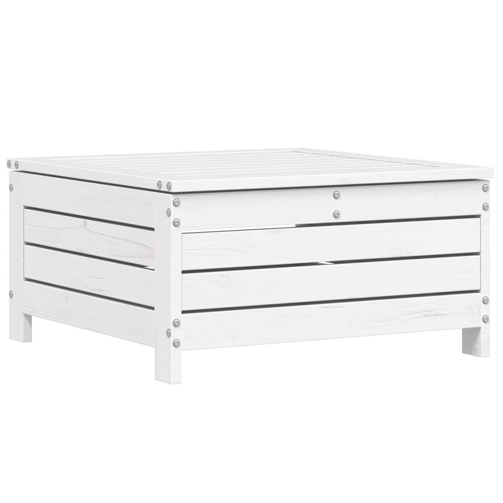 10-delige Loungeset massief grenenhout wit is nu te koop bij PeponiXL, paradijselijk wonen!