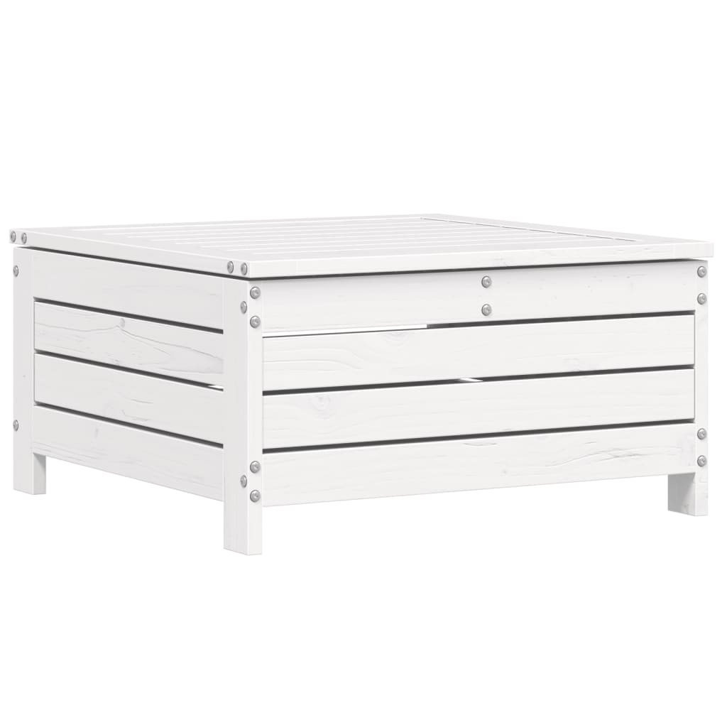 10-delige Loungeset massief grenenhout wit is nu te koop bij PeponiXL, paradijselijk wonen!