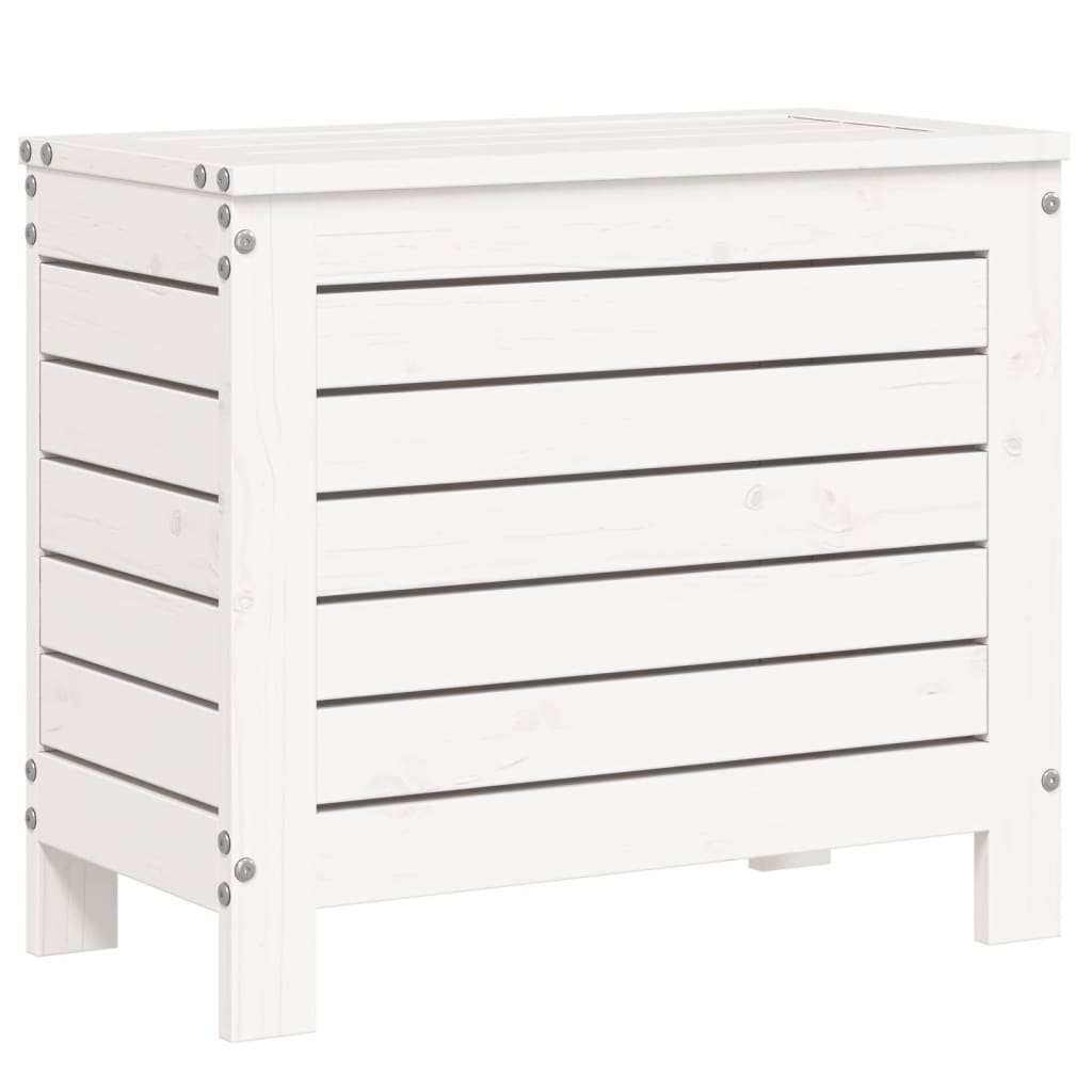 9-delige Loungeset massief grenenhout wit