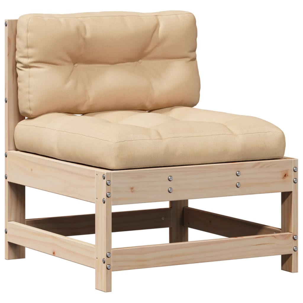 5-delige Loungeset met kussens massief grenenhout is nu te koop bij PeponiXL, paradijselijk wonen!