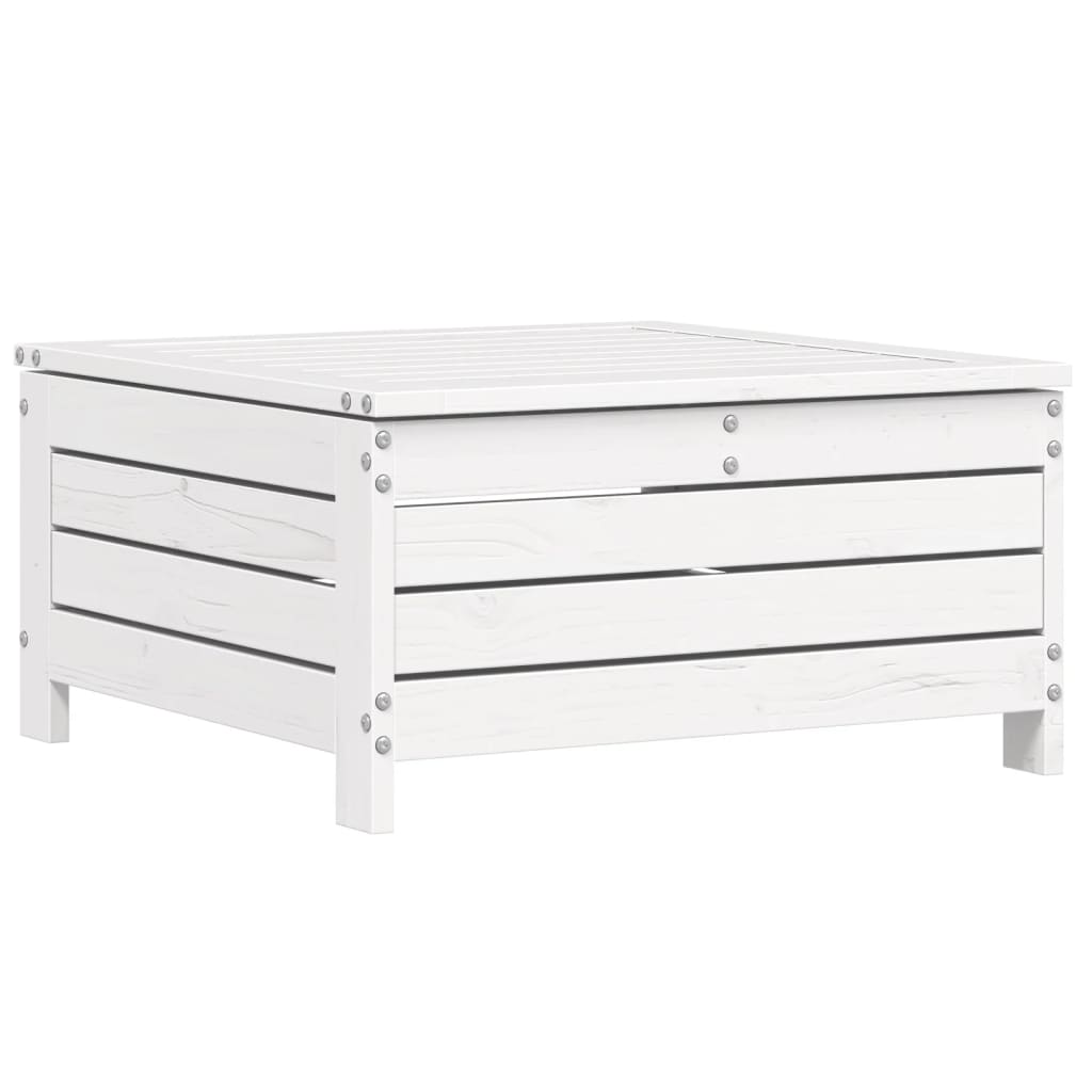 6-delige Loungeset massief grenenhout wit is nu te koop bij PeponiXL, paradijselijk wonen!