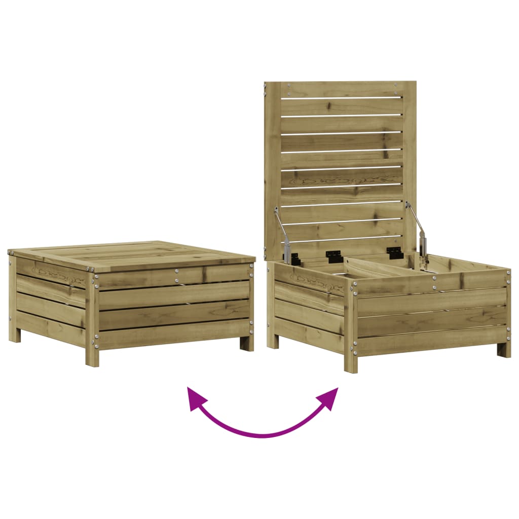 3-delige Loungeset met kussens geïmpregneerd grenenhout is nu te koop bij PeponiXL, paradijselijk wonen!