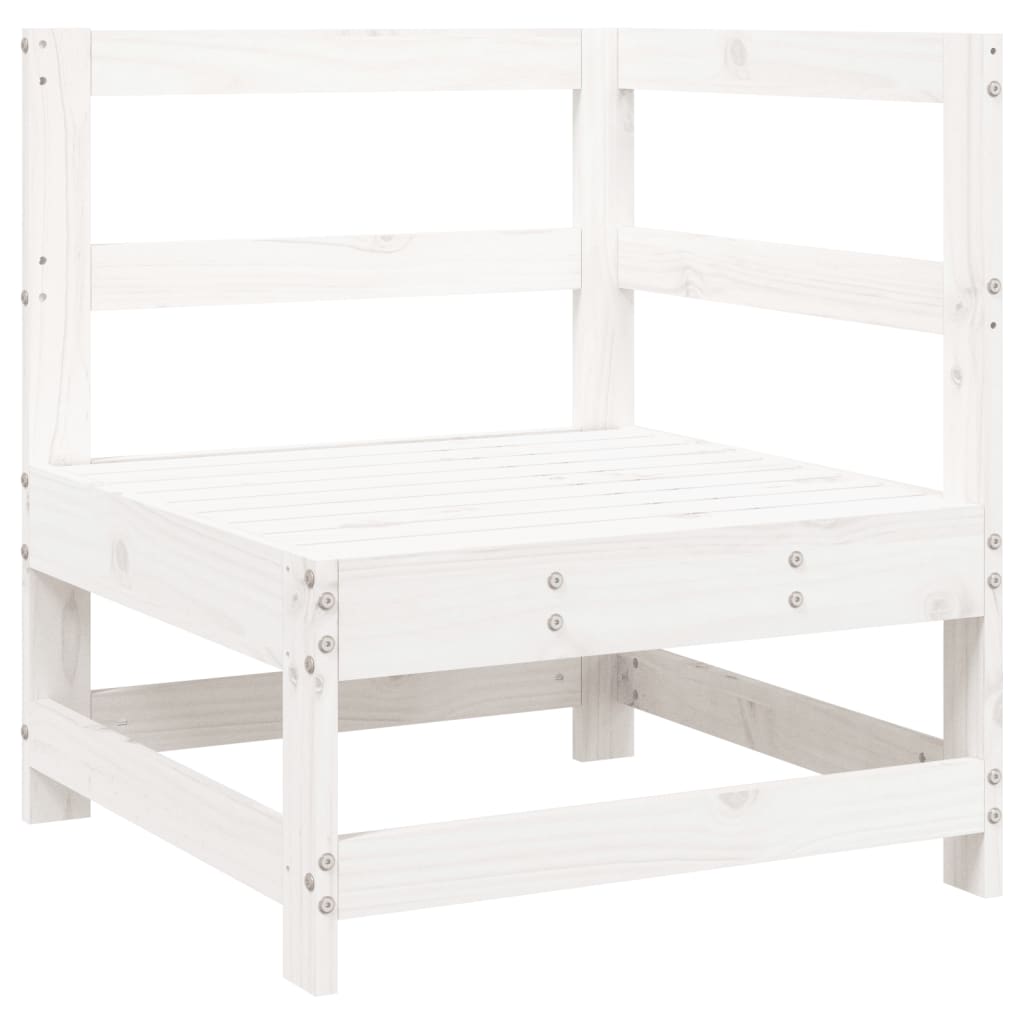 4-delige Loungeset massief grenenhout wit is nu te koop bij PeponiXL, paradijselijk wonen!