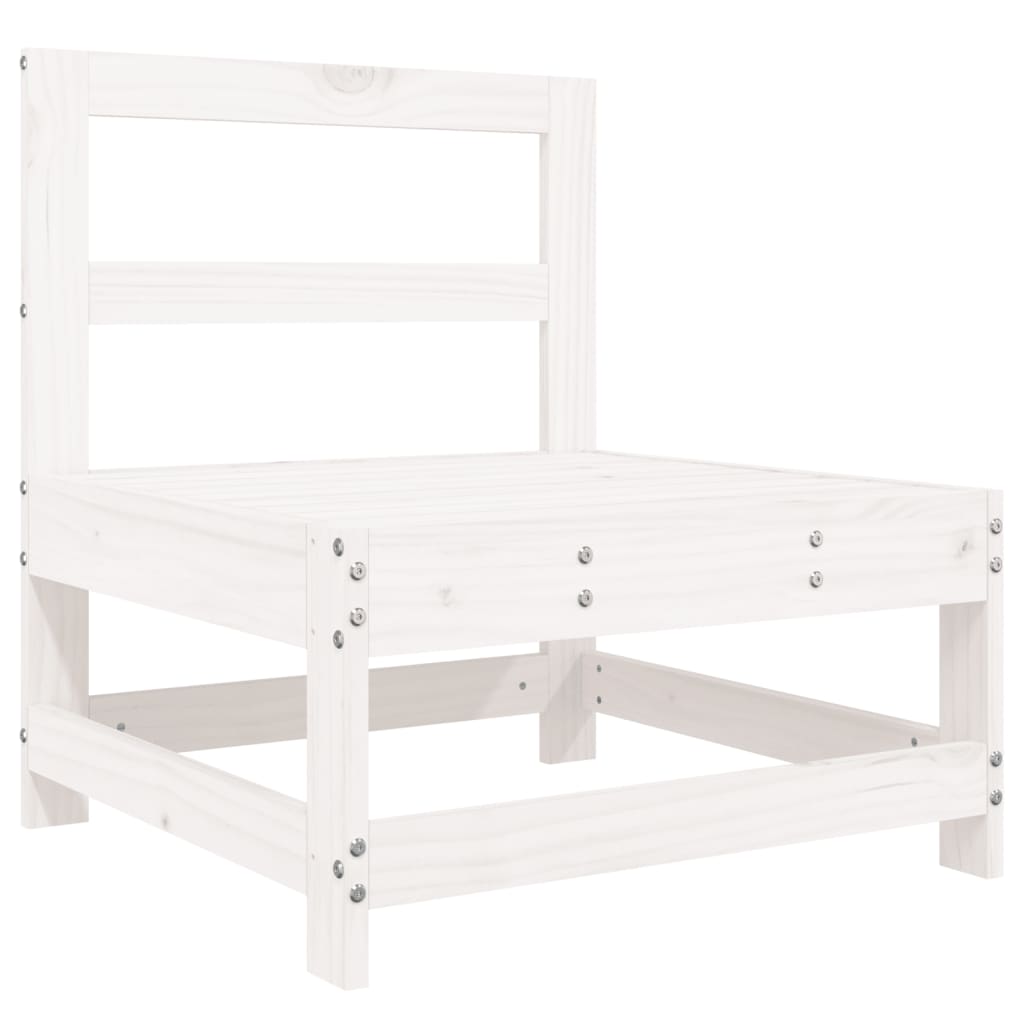 4-delige Loungeset massief grenenhout wit is nu te koop bij PeponiXL, paradijselijk wonen!
