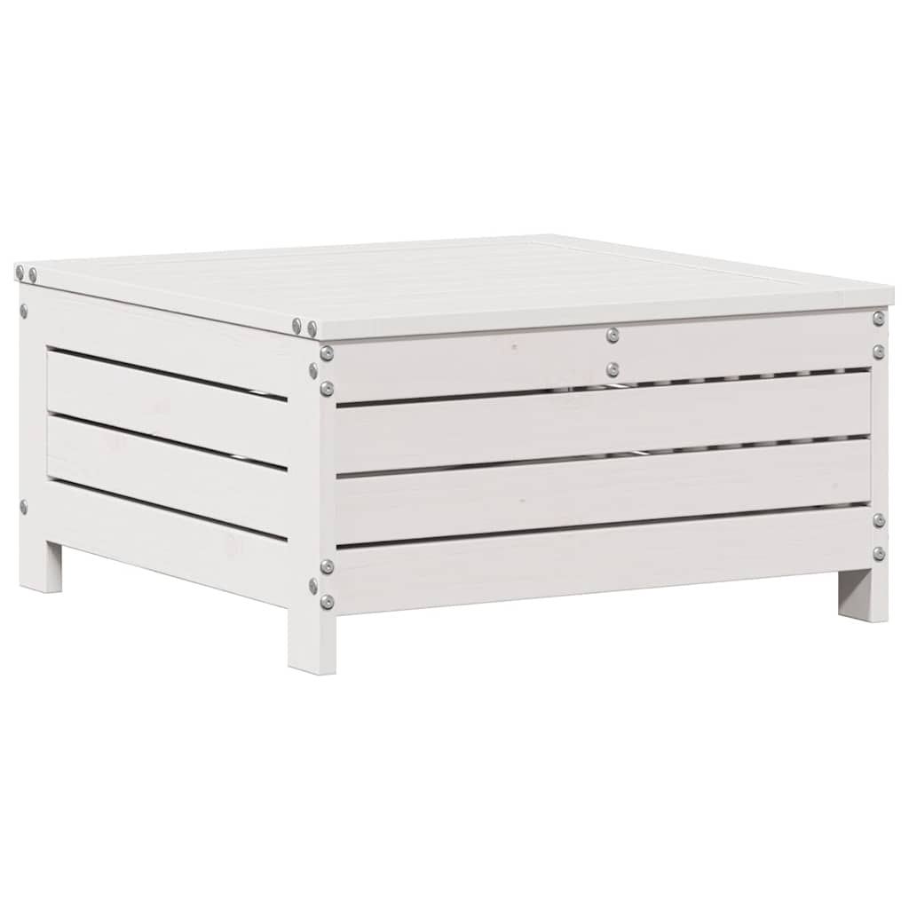 4-delige Loungeset met kussens massief grenenhout