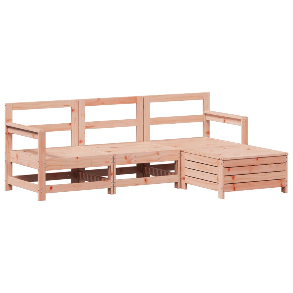 4-delige Loungeset massief douglas vurenhout is nu te koop bij PeponiXL, paradijselijk wonen!
