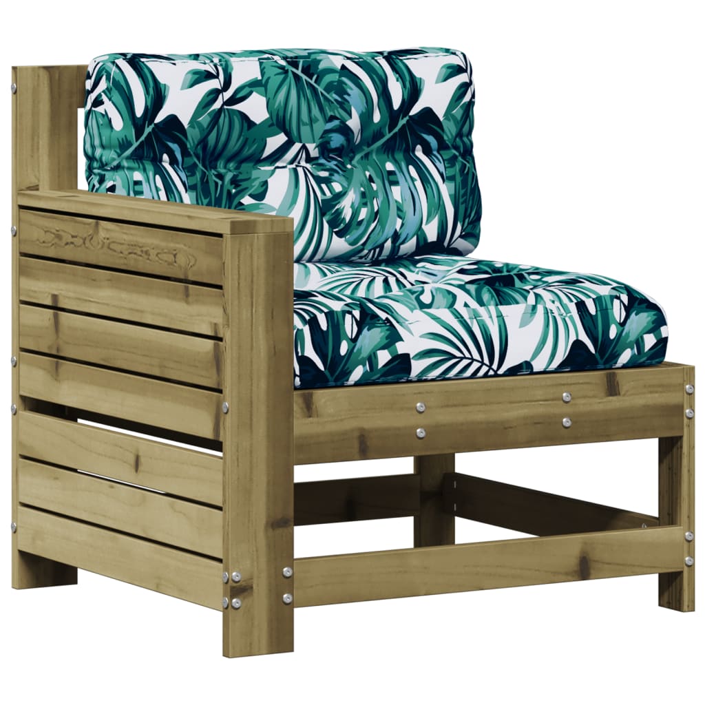 5-delige Loungeset met kussens geïmpregneerd grenenhout is nu te koop bij PeponiXL, paradijselijk wonen!