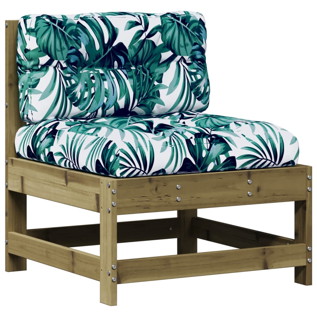 5-delige Loungeset met kussens geïmpregneerd grenenhout is nu te koop bij PeponiXL, paradijselijk wonen!