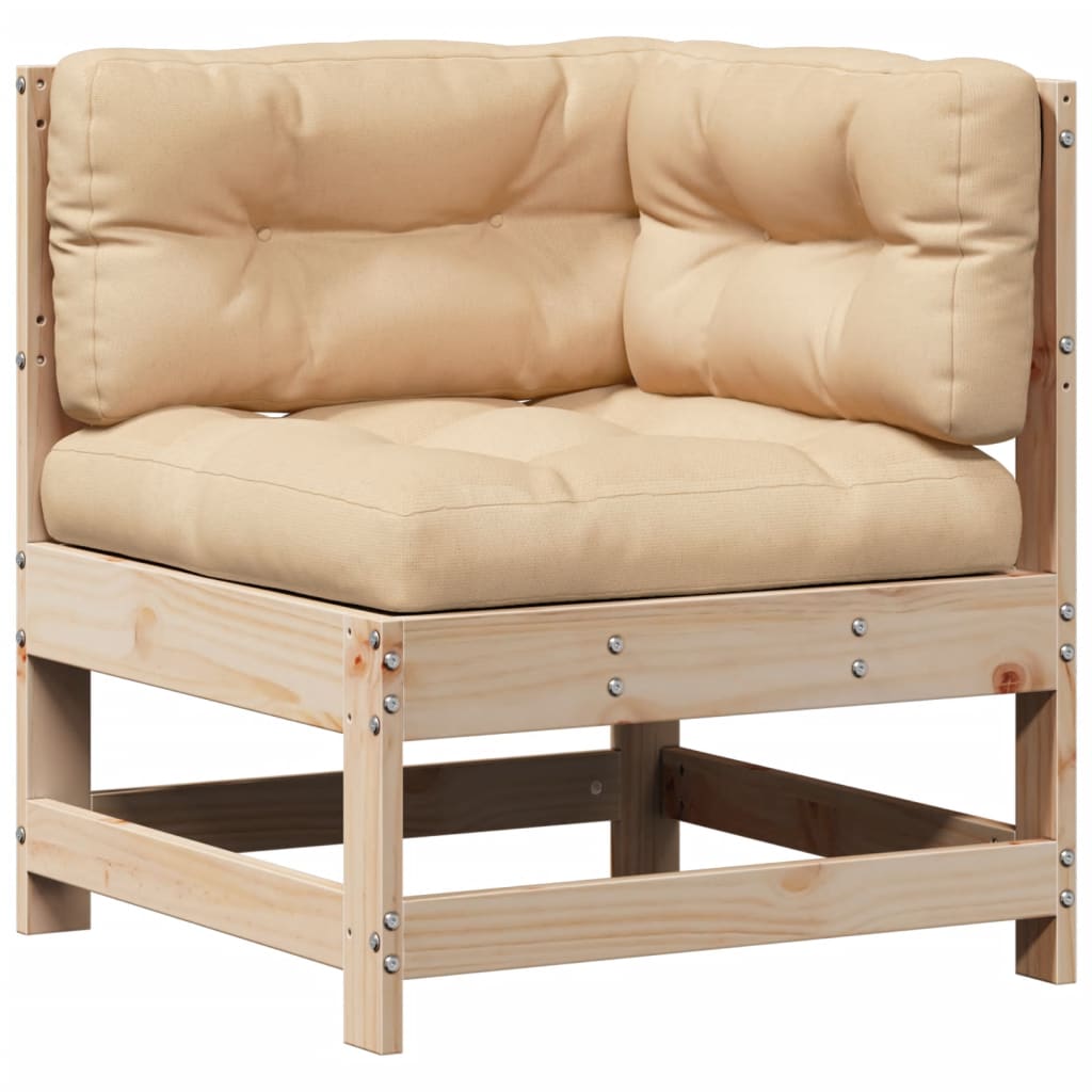 7-delige Loungeset met kussens massief grenenhout is nu te koop bij PeponiXL, paradijselijk wonen!