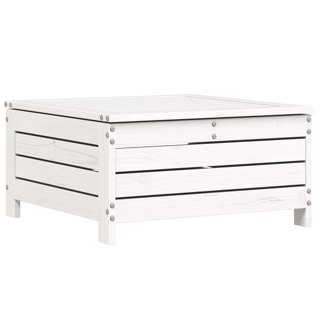7-delige Loungeset massief grenenhout wit is nu te koop bij PeponiXL, paradijselijk wonen!
