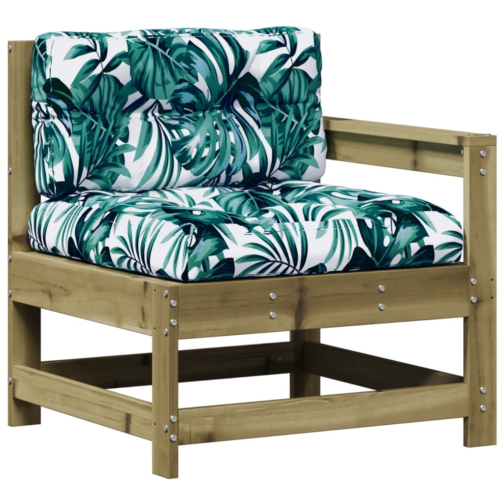 7-delige Loungeset met kussens geïmpregneerd grenenhout is nu te koop bij PeponiXL, paradijselijk wonen!