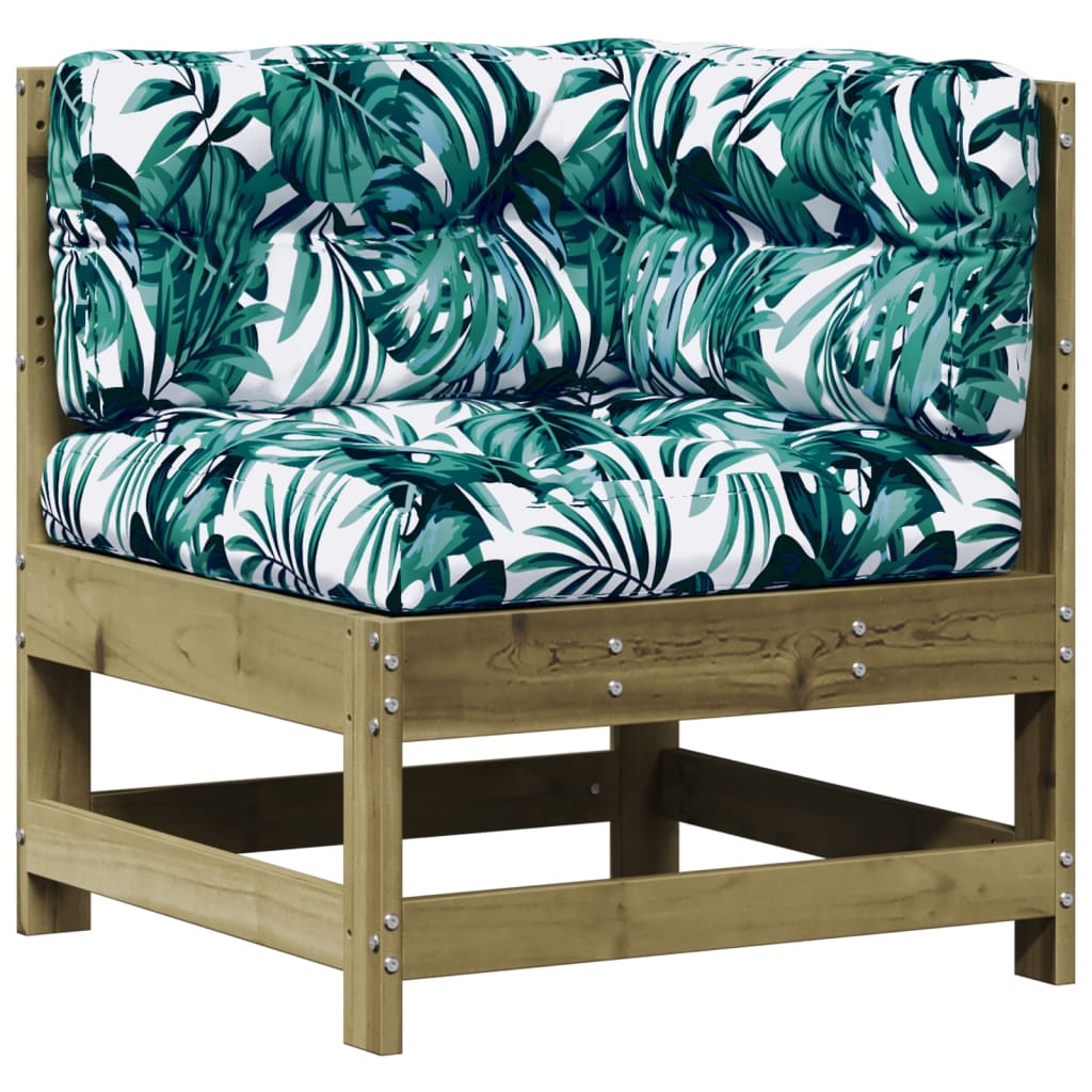 6-delige Loungeset met kussens geïmpregneerd grenenhout is nu te koop bij PeponiXL, paradijselijk wonen!