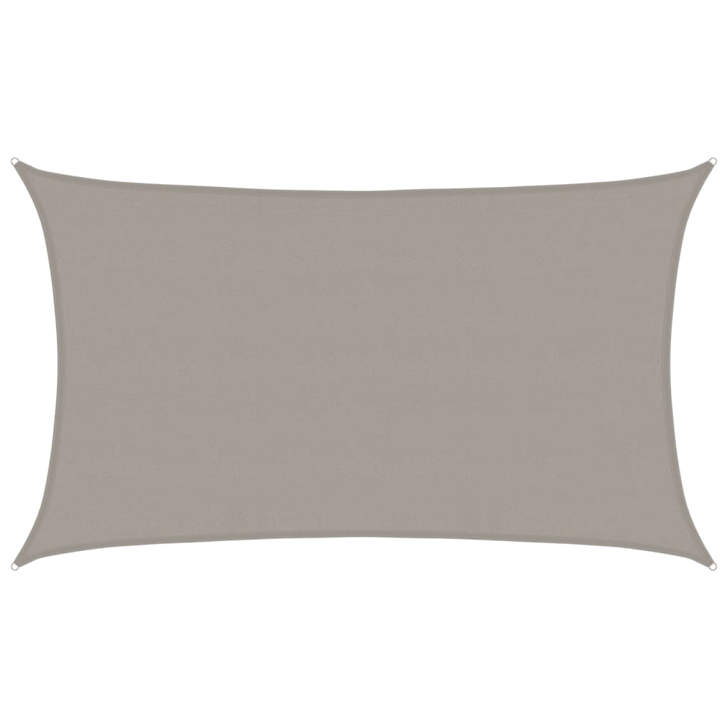 Zonnezeil 160 g/m² rechthoekig 5x8 m HDPE lichtgrijs is nu te koop bij PeponiXL, paradijselijk wonen!