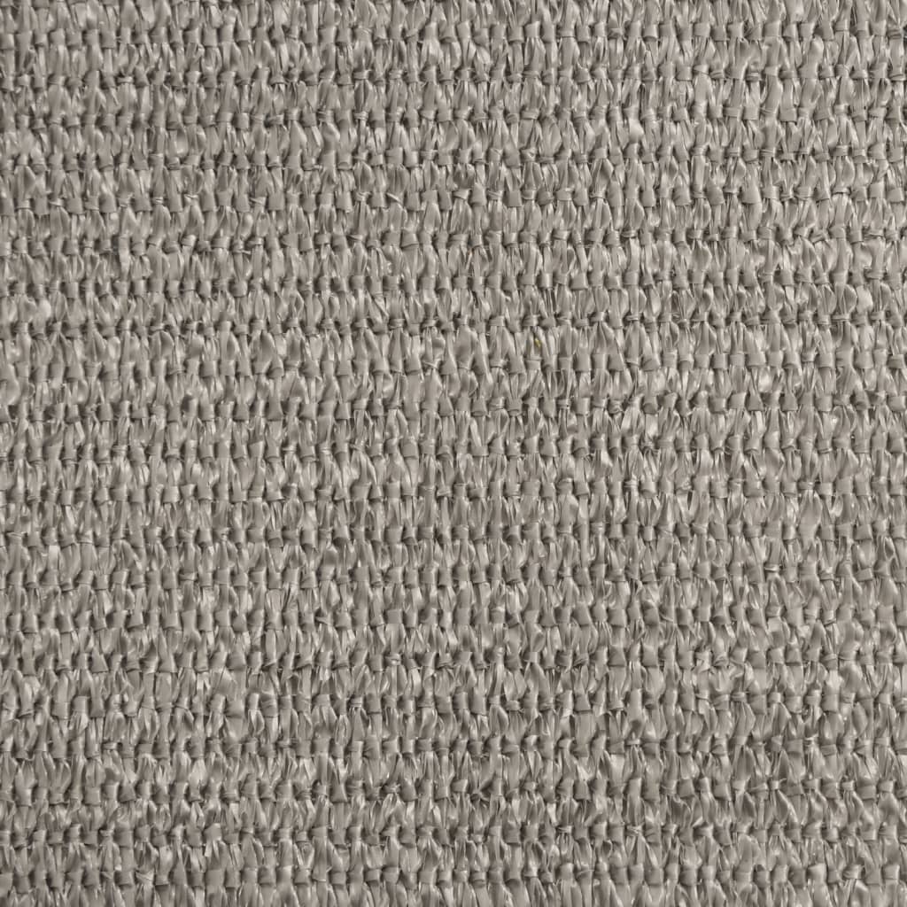 Zonnezeil 160 g/m² rechthoekig 5x8 m HDPE lichtgrijs is nu te koop bij PeponiXL, paradijselijk wonen!