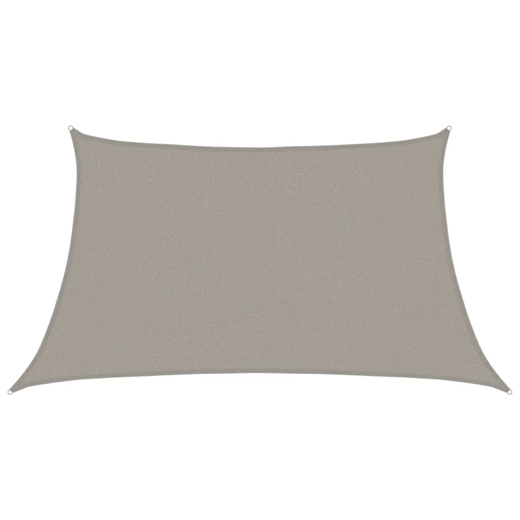 Zonnezeil 160 g/m² trapezium 3/4x2 m HDPE lichtgrijs is nu te koop bij PeponiXL, paradijselijk wonen!