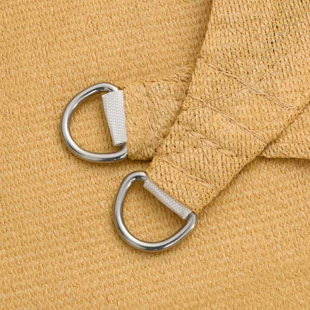 Zonnezeil 160 g/m² driehoekig 2,5x2,5x3,5 m HDPE zandkleurig is nu te koop bij PeponiXL, paradijselijk wonen!