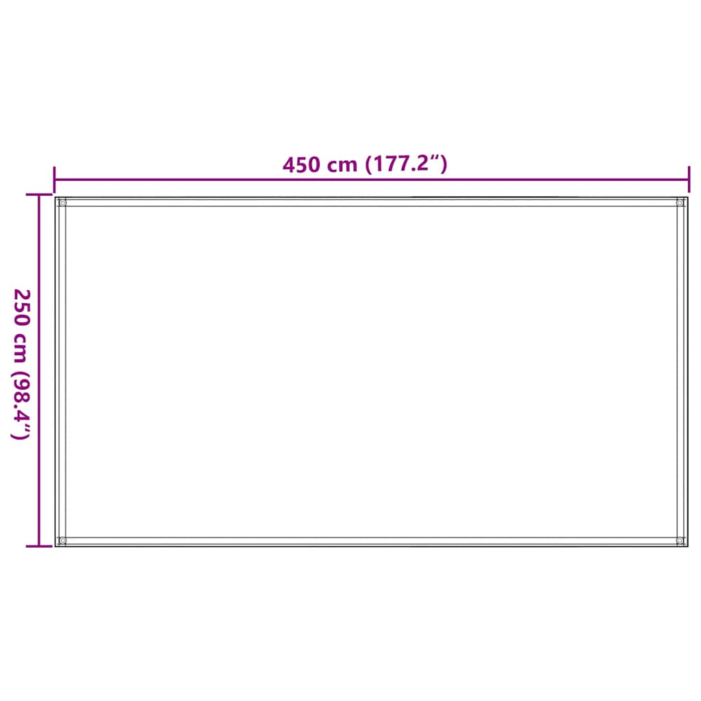 Tenttapijt 250x450 cm HDPE lichtgroen is nu te koop bij PeponiXL, paradijselijk wonen!