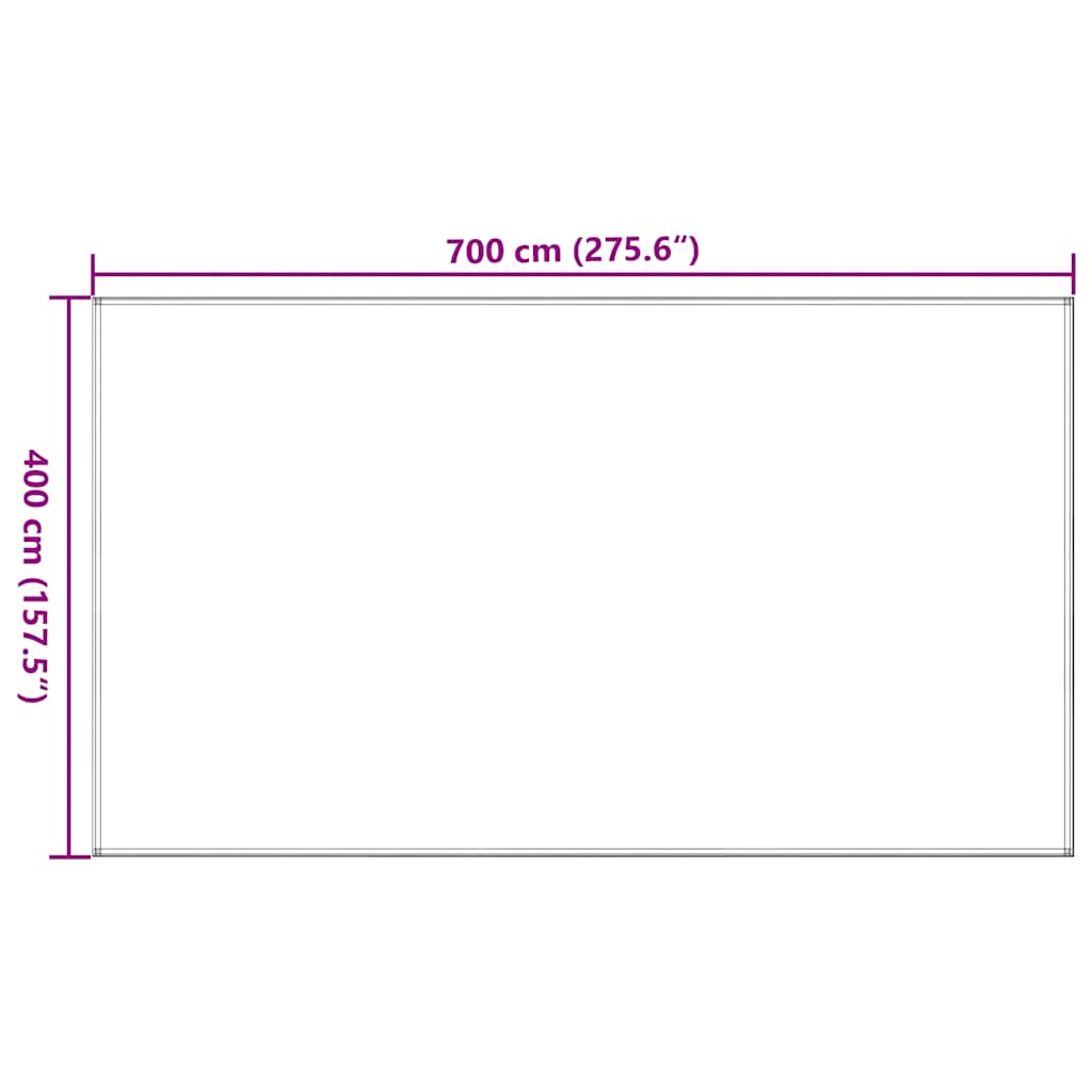Tenttapijt 400x700 cm HDPE lichtgroen is nu te koop bij PeponiXL, paradijselijk wonen!