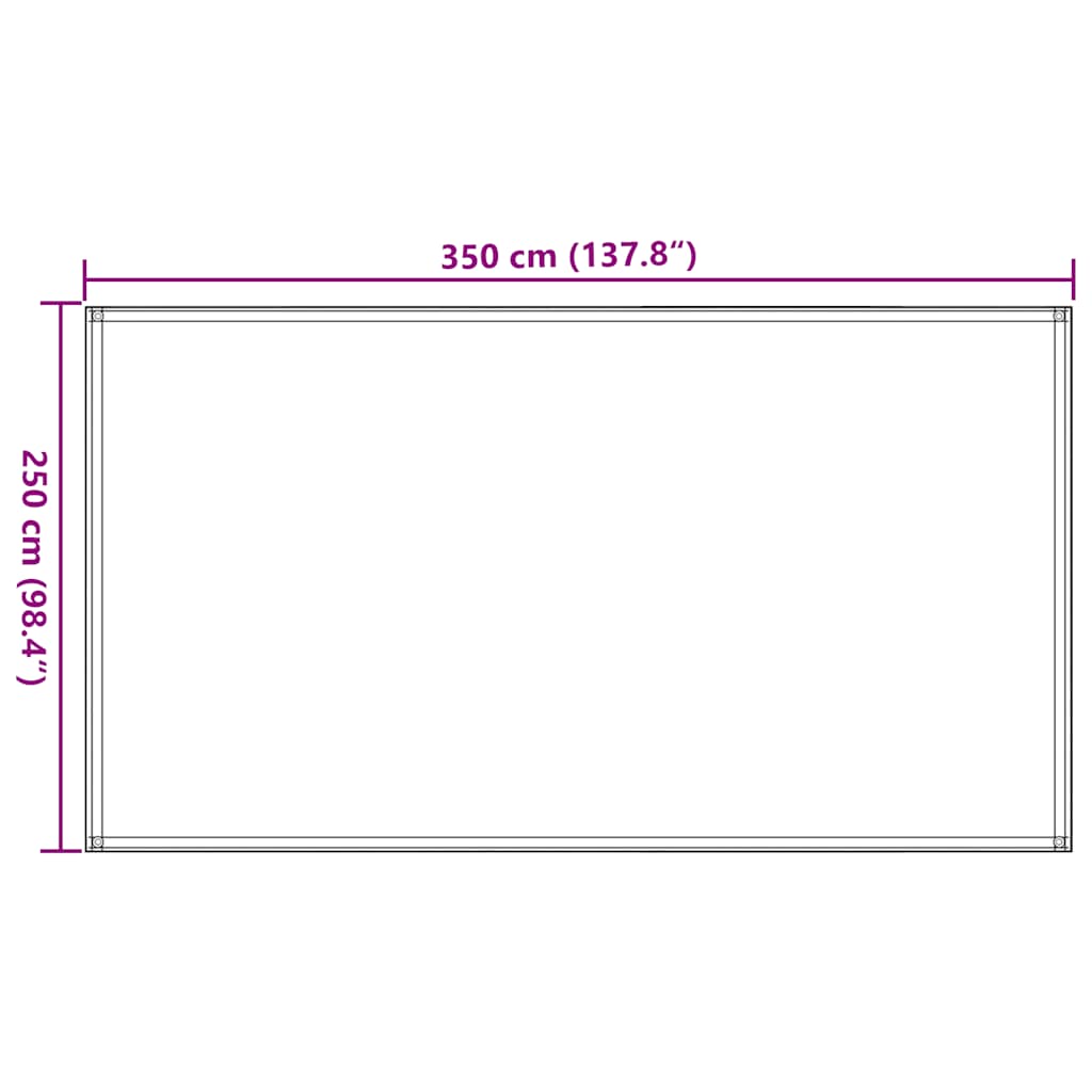 Tenttapijt 250x350 cm HDPE zandkleurig is nu te koop bij PeponiXL, paradijselijk wonen!