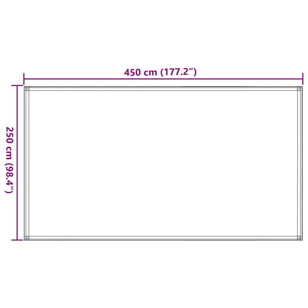 Tenttapijt 250x450 cm HDPE zandkleurig is nu te koop bij PeponiXL, paradijselijk wonen!