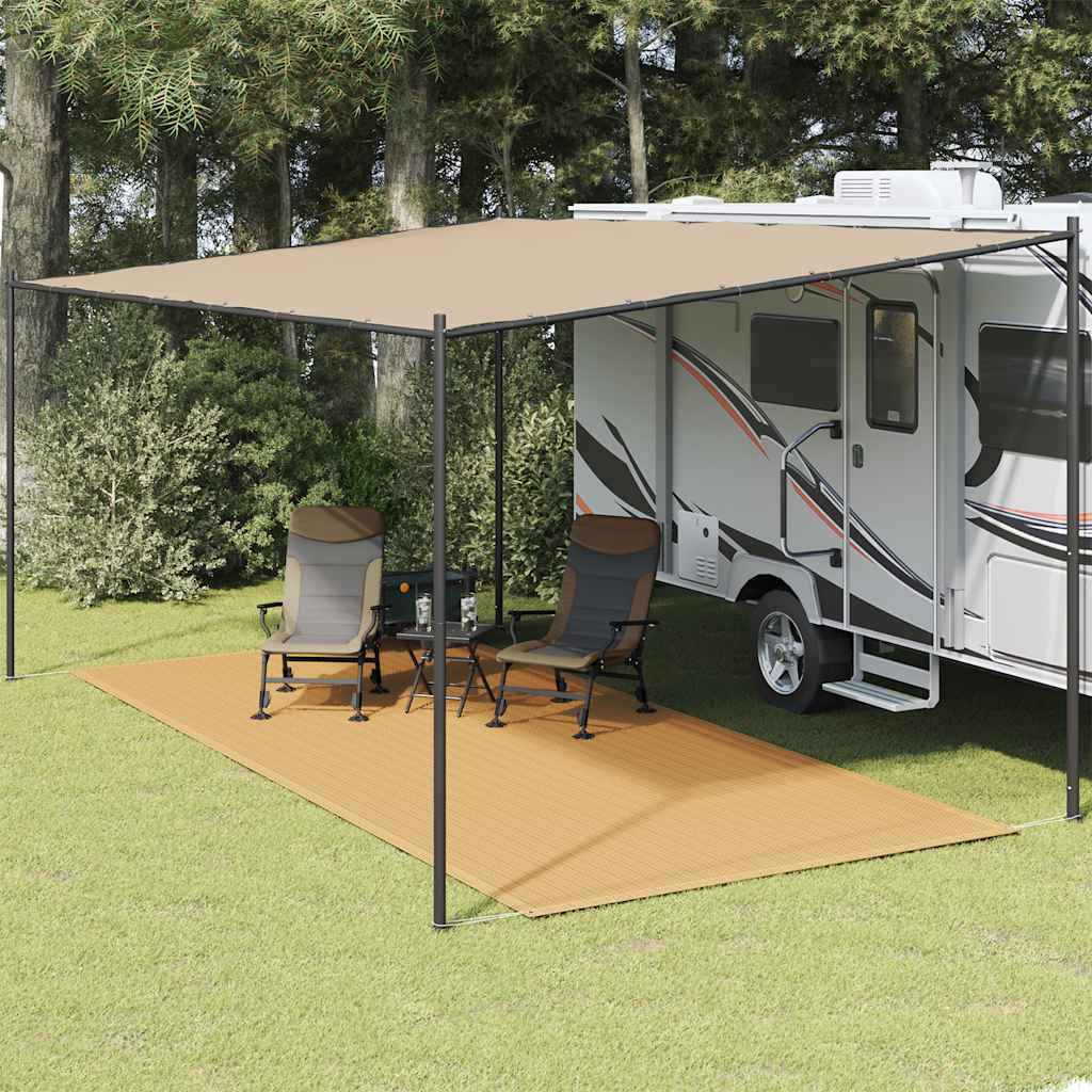 Tenttapijt 250x550 cm HDPE zandkleurig is nu te koop bij PeponiXL, paradijselijk wonen!