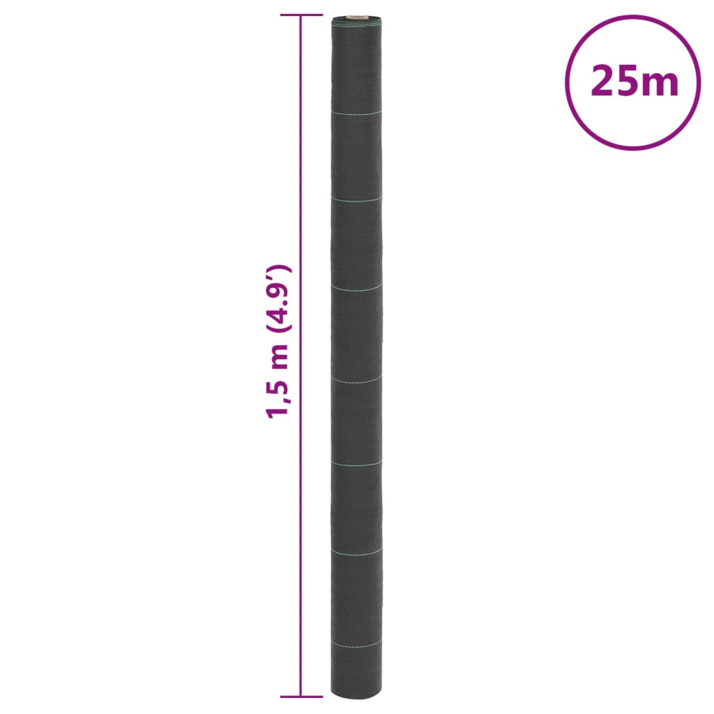 Worteldoek 1,5x25 m polypropeen zwart is nu te koop bij PeponiXL, paradijselijk wonen!
