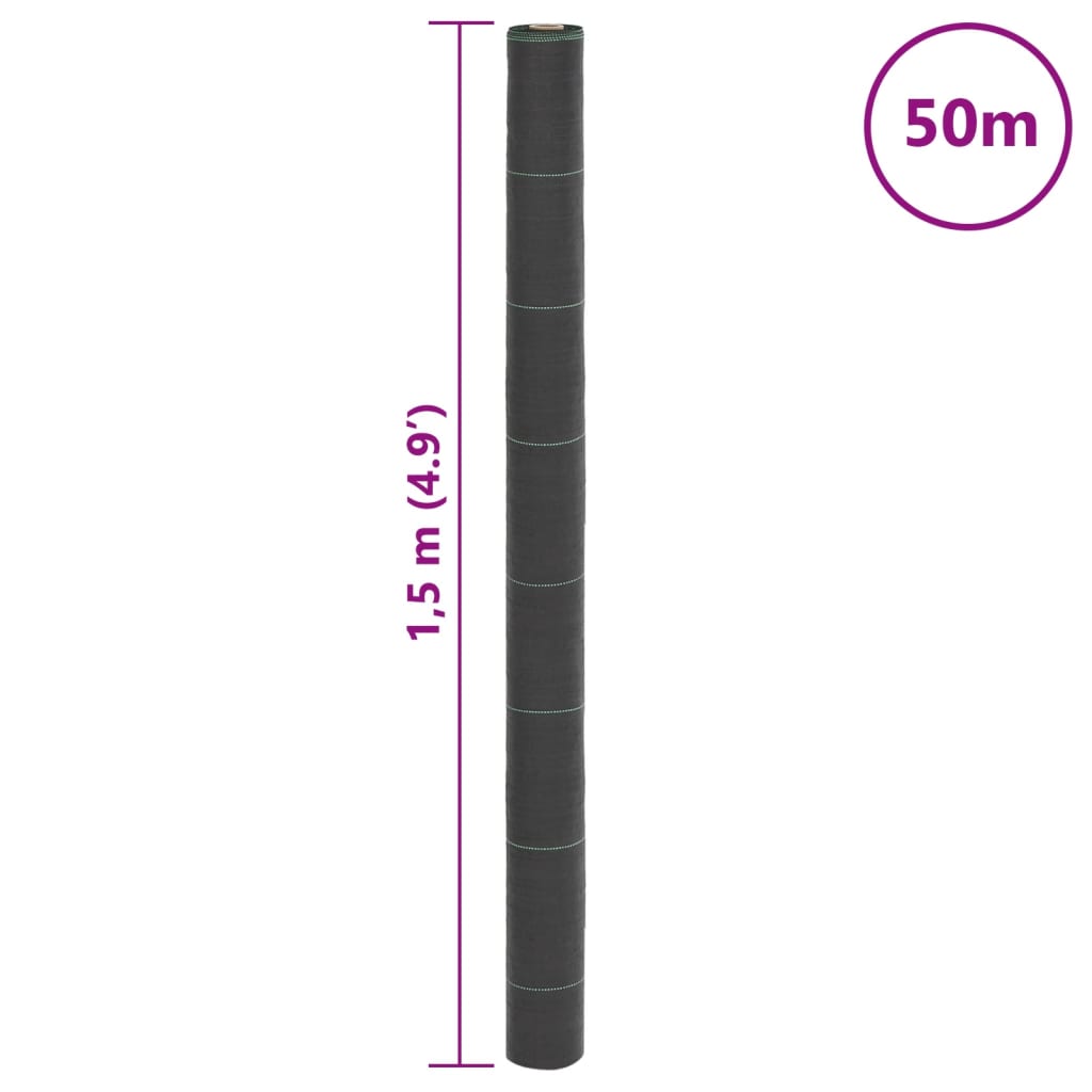 Worteldoek 1,5x50 m polypropeen zwart is nu te koop bij PeponiXL, paradijselijk wonen!