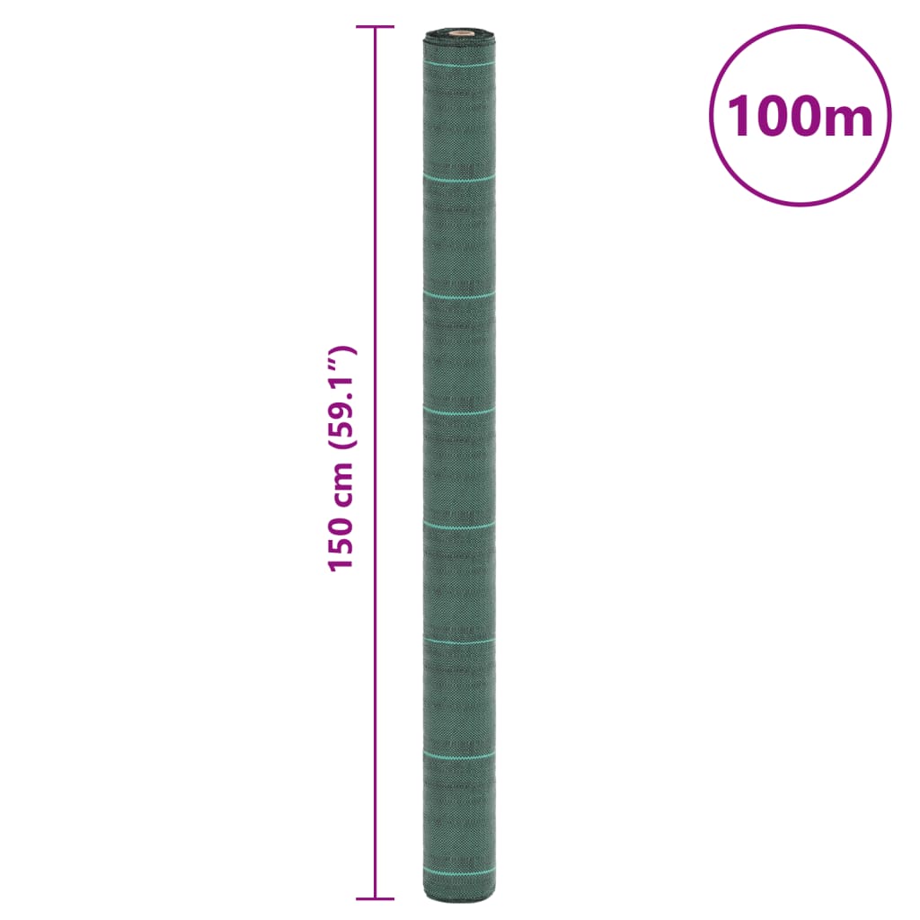 Worteldoek 1,5x100 m polypropeen groen is nu te koop bij PeponiXL, paradijselijk wonen!