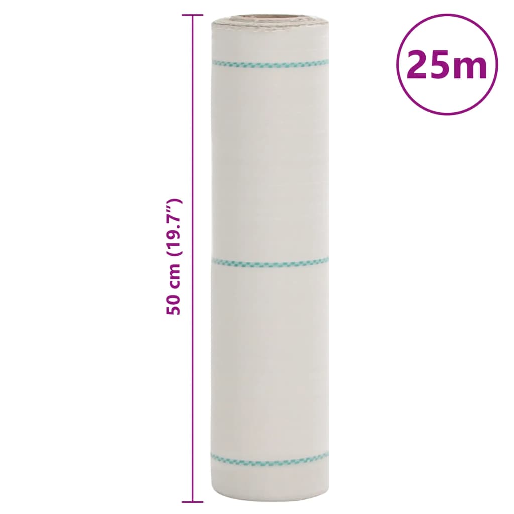 Worteldoek 0,5x25 m polypropeen wit is nu te koop bij PeponiXL, paradijselijk wonen!