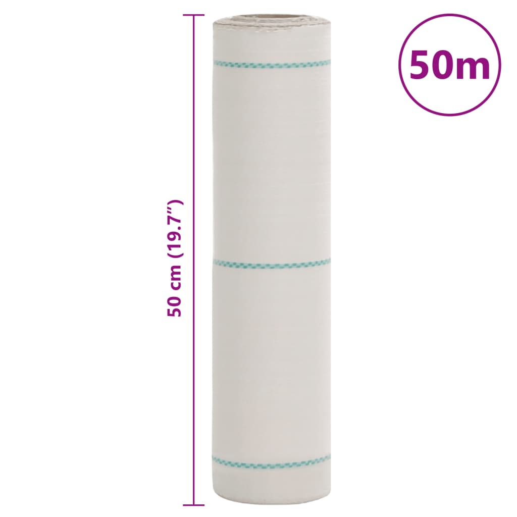 Worteldoek 0,5x50 m polypropeen wit is nu te koop bij PeponiXL, paradijselijk wonen!
