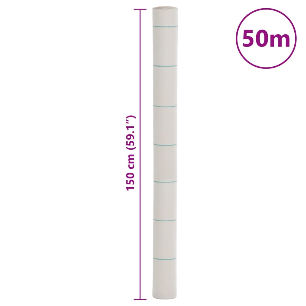 Worteldoek 1,5x50 m polypropeen wit is nu te koop bij PeponiXL, paradijselijk wonen!