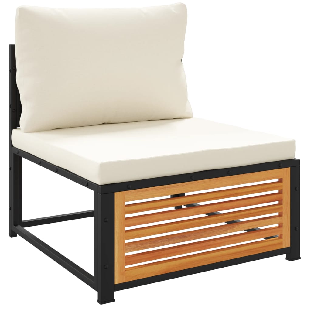 6-delige Loungeset met kussens massief acaciahout is nu te koop bij PeponiXL, paradijselijk wonen!