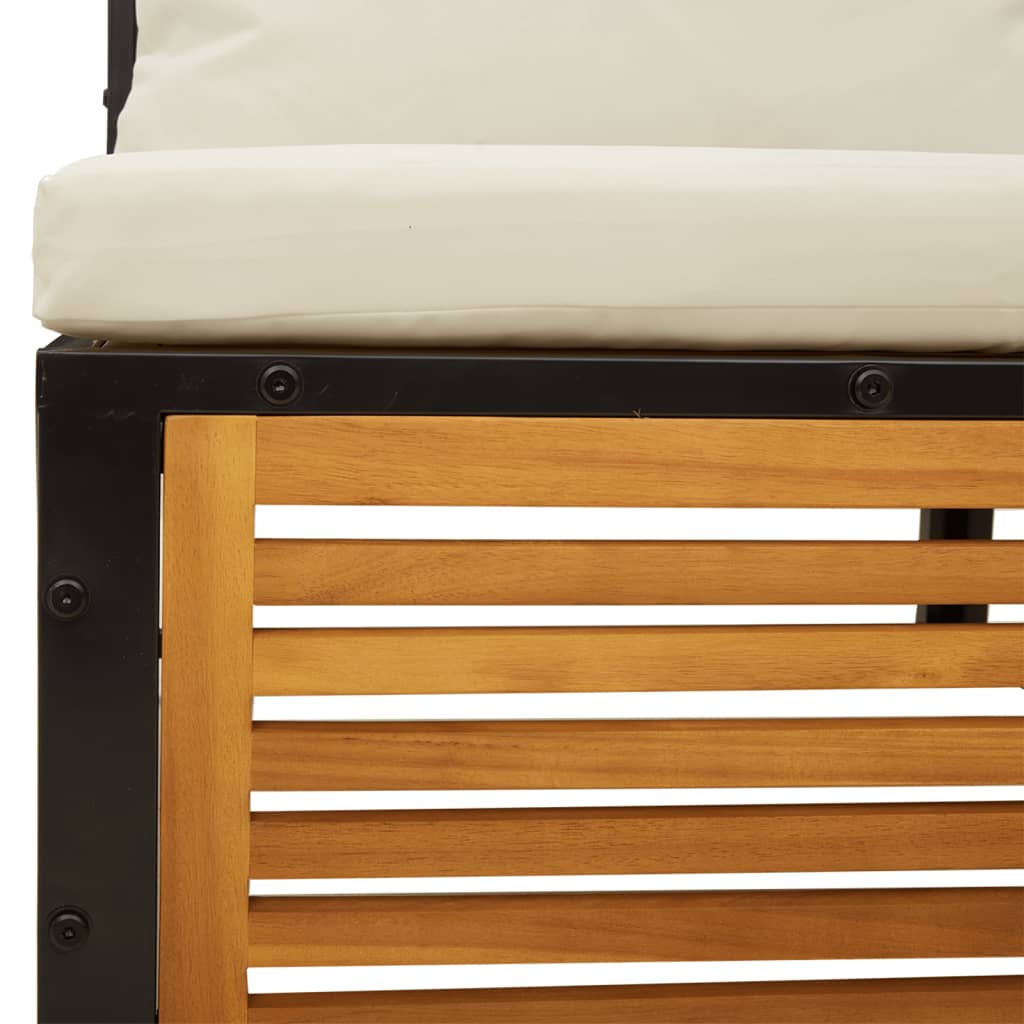 6-delige Loungeset met kussens massief acaciahout is nu te koop bij PeponiXL, paradijselijk wonen!