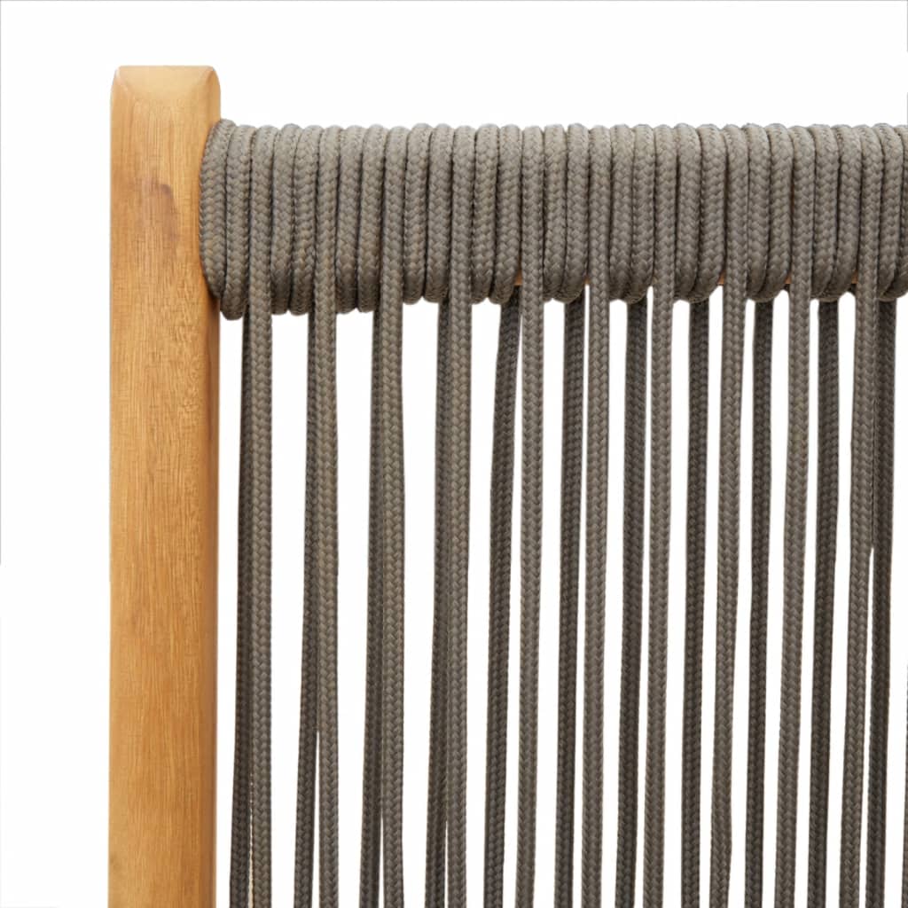 Tuinstoelen 8 st verstelbaar massief acaciahout grijs is nu te koop bij PeponiXL, paradijselijk wonen!