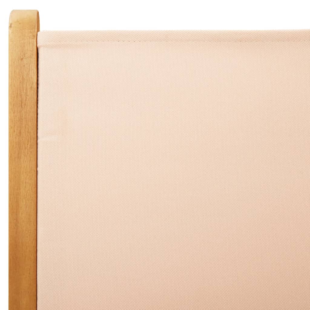 Tuinstoelen 8 st inklapbaar stof en massief hout beige is nu te koop bij PeponiXL, paradijselijk wonen!
