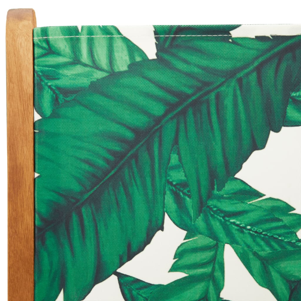 Tuinstoelen 4 st verstelbaar massief hout en stof groen is nu te koop bij PeponiXL, paradijselijk wonen!