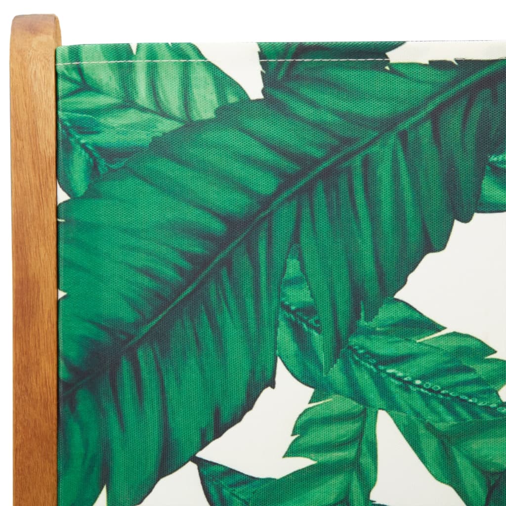 Tuinstoelen 6 st verstelbaar massief hout en stof groen is nu te koop bij PeponiXL, paradijselijk wonen!