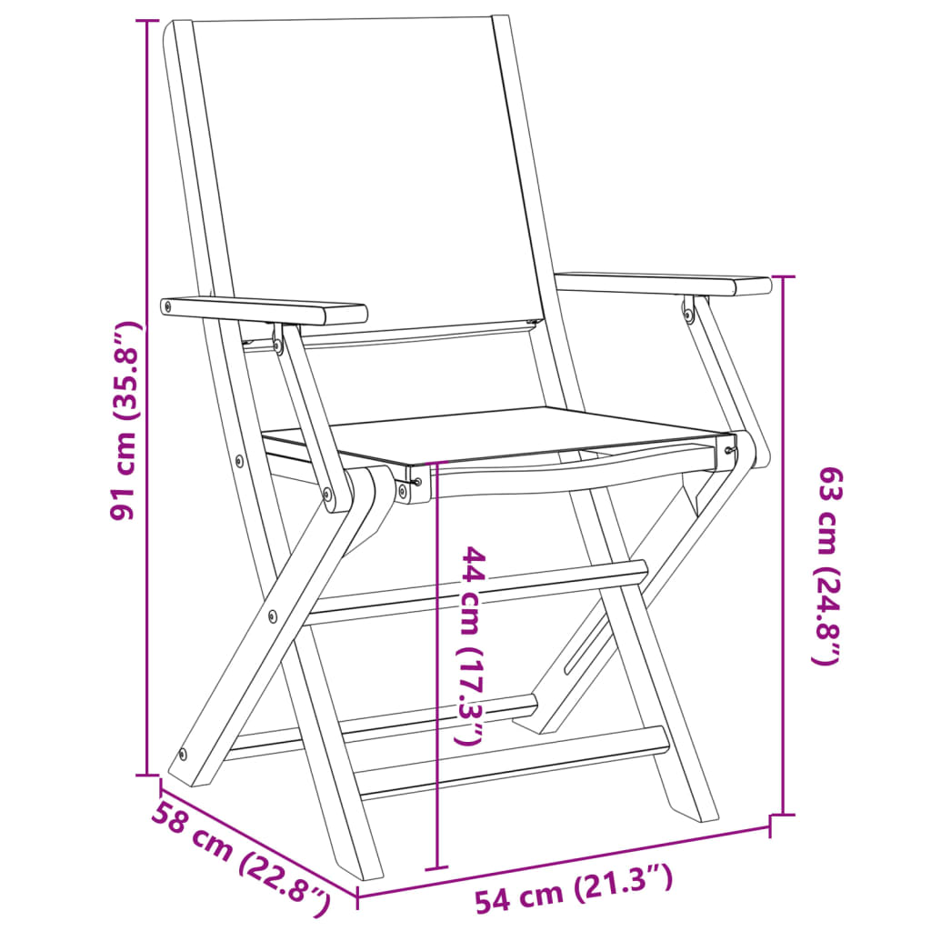 Tuinstoelen 4 st inklapbaar stof en massief hout groen is nu te koop bij PeponiXL, paradijselijk wonen!