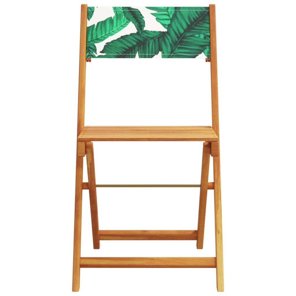 Tuinstoelen 6 st inklapbaar stof en massief hout groen is nu te koop bij PeponiXL, paradijselijk wonen!
