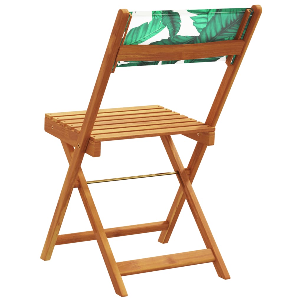Tuinstoelen 8 st inklapbaar stof en massief hout groen is nu te koop bij PeponiXL, paradijselijk wonen!
